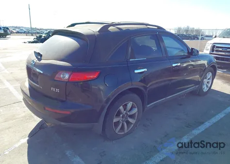 2005 Infiniti Fx35 z USA, uszkodzony, nr VIN JNRAS08W55X218800